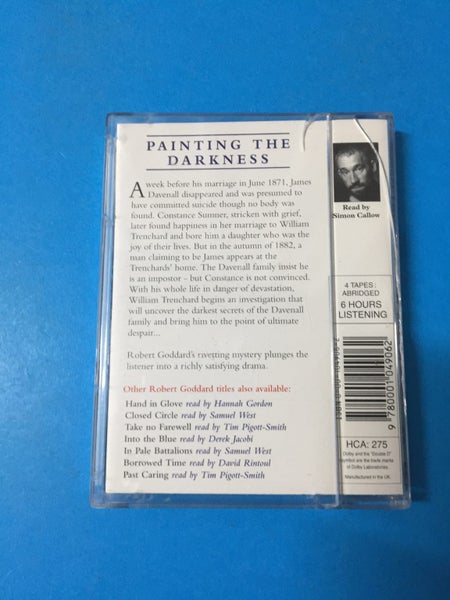 Robert Goddard: Painting The Darkness (AudioBook Cassette) Carousel 2