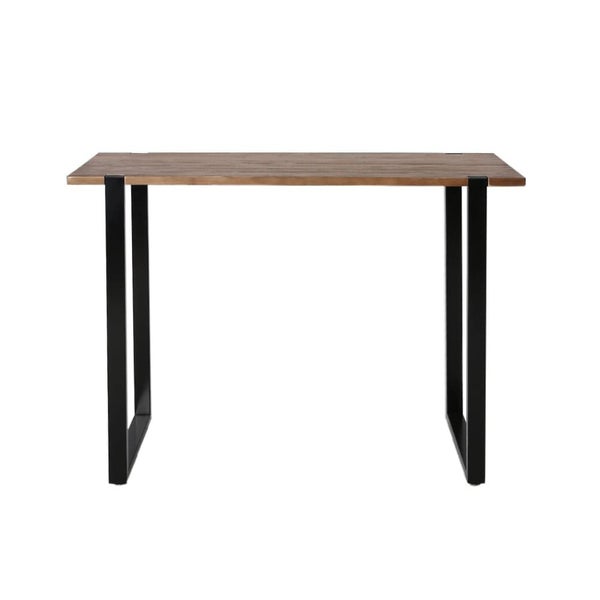High Bar Table Industrial Pub Table Solid Wood Kitchen Cafe Office Desk Carousel 2