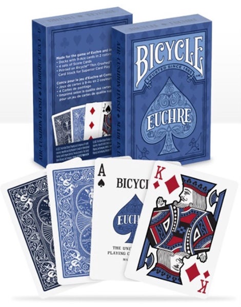 Bicycle Euchre Deck of Playing Cards Carousel 1