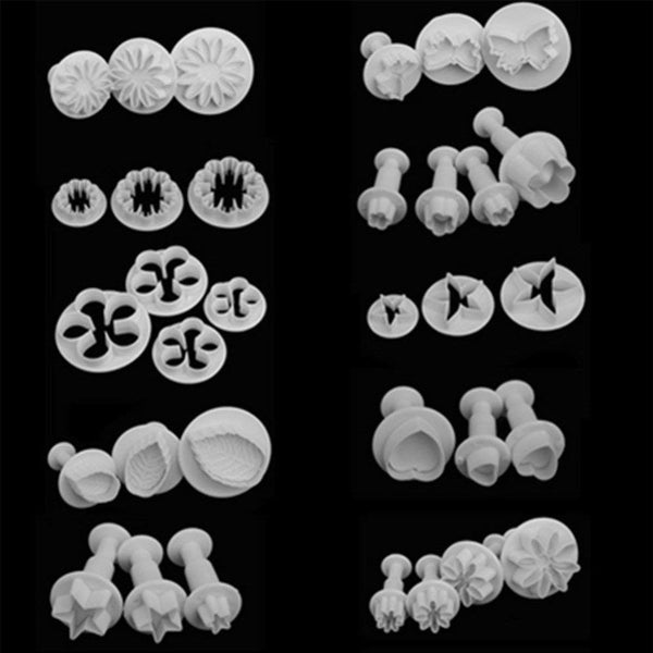 33 Piece Fondant Cake Cookie Plunger Collection62937628281859113