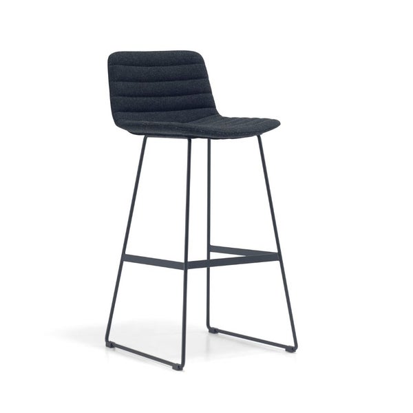 Mobel Maven Fully Upholstered High Back Bar Stool Carousel 1