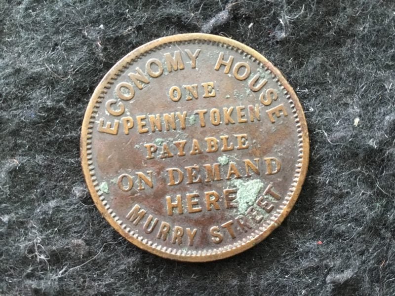 Australia Moir Hobart 1850 penny token Carousel 2