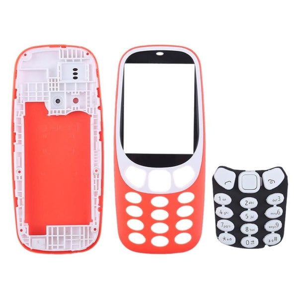 Full Assembly Housing Cover With Keyboard For Nokia 3310 Carousel 1
