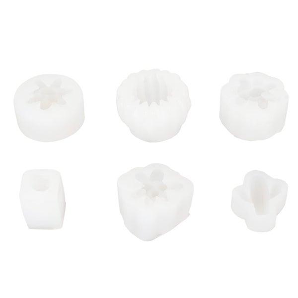 fondant molds candle making mold 6Pcs Silicone Candle Molds Assorted Succulent Carousel 5