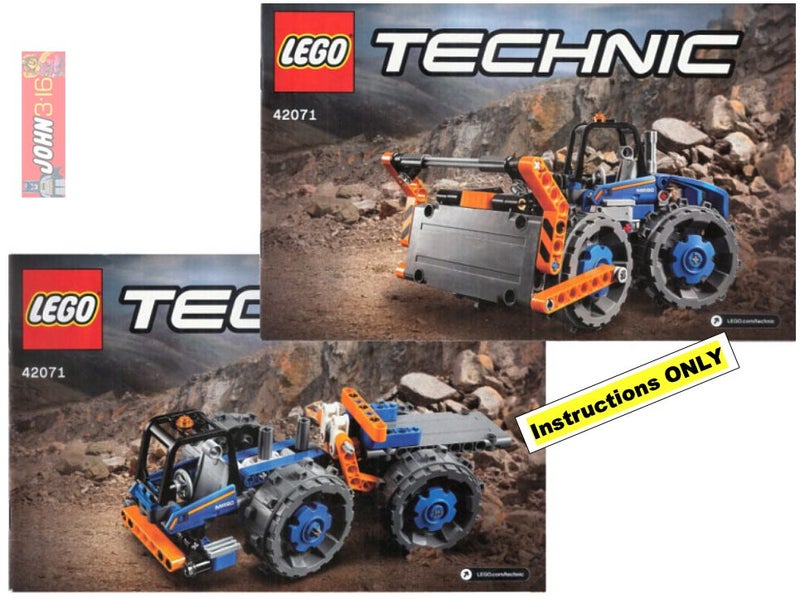 ** LEGO INSTRUCTIONS ** FOR TECHNIC SET #42071 DOZER COMPACTOR (2 MODELS) Carousel 1