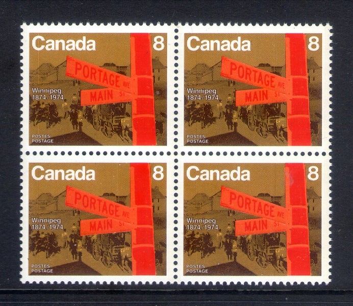 Canada - 1974 Winnipeg Centennial Set (1) - UHM - Block - 775 Carousel 1