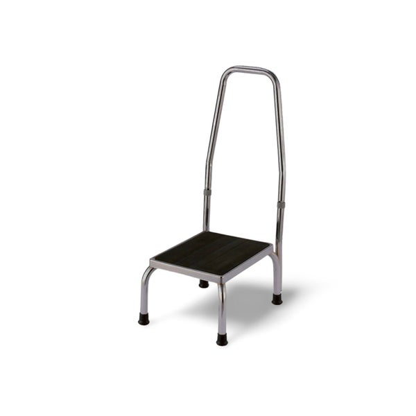 Solid Metal Step Stool with Safety Handle - Extra Stability & Support Carousel 1