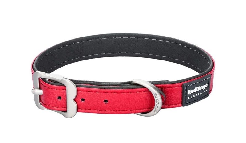 DOG & LEAD COLLAR SET RED DINGO ELEGANT RED SMALL SAVE 50% Carousel 2