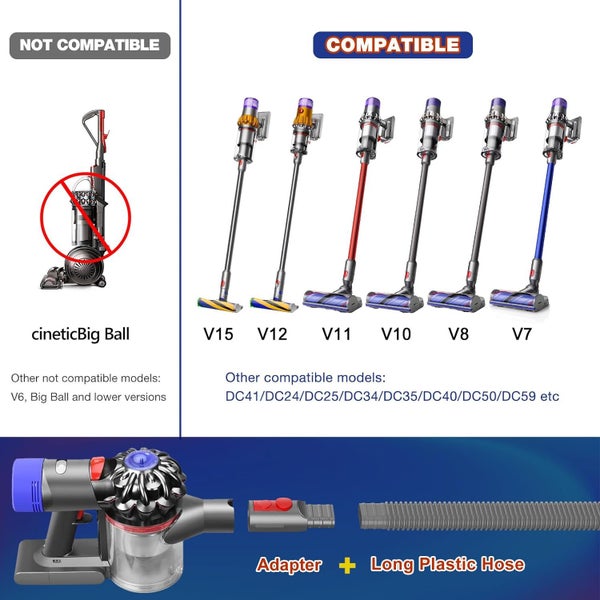 NEW Dryer Vent Cleaner Kit Compatible with Dyson V7-V15 Carousel 2