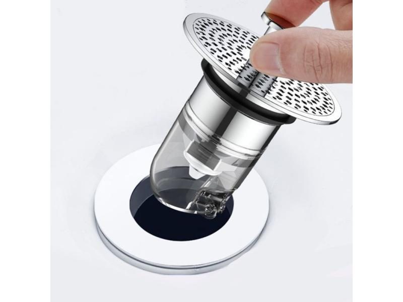 1 Pcs Bathroom Sink Plug Stopper Wash Basin Core Bounce Up Drain Filter Shower Carousel 2