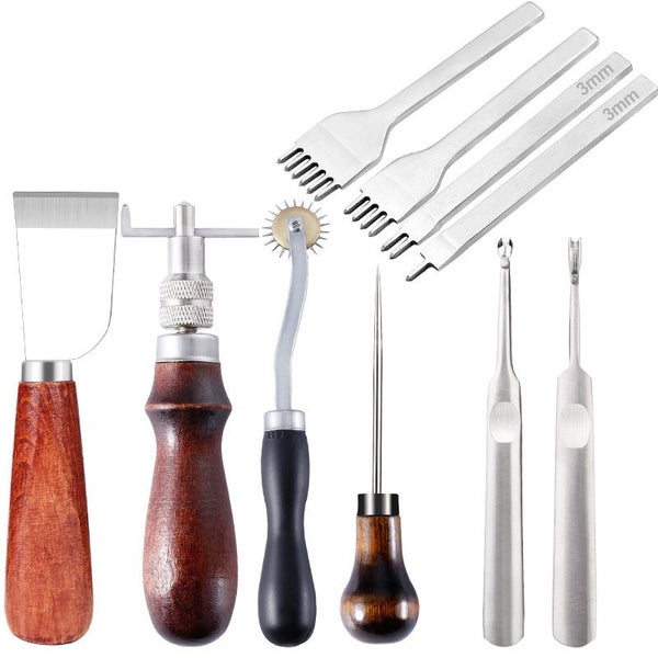 Leather Tools Kit Craft Hand Working Set Sale NZ Stock Deal Carousel 1