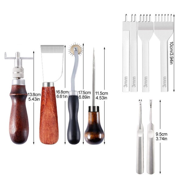 Leather Tools Kit Craft Hand Working Set Sale NZ Stock Deal Carousel 2