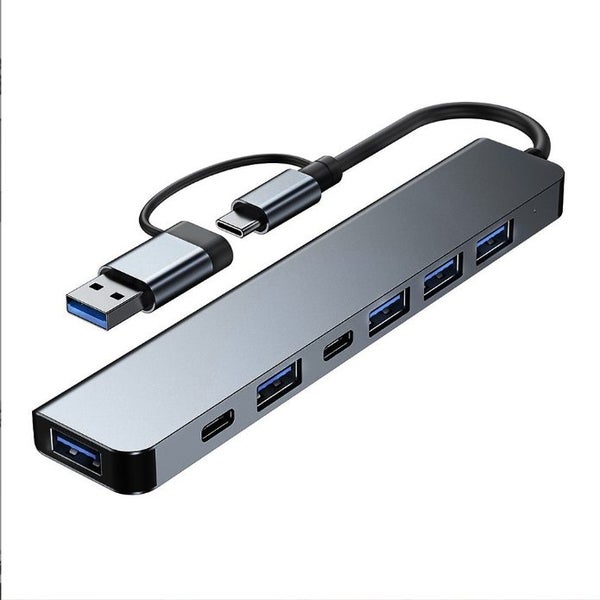 7 in 1 Type C Docking Station USB C Hub Splitter Adapter #AE202 Carousel 1