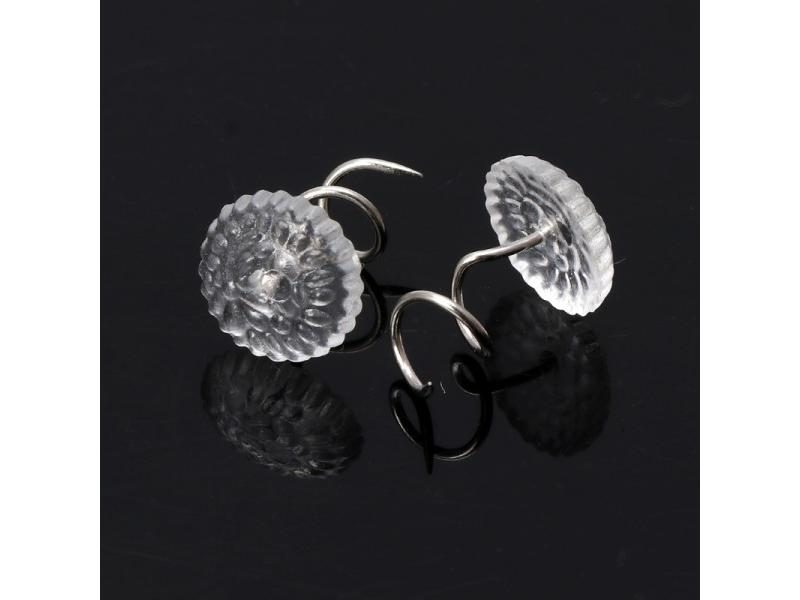50PCS Clear Heads Twist Pins For Upholstery Sofa Hardware Carousel 2