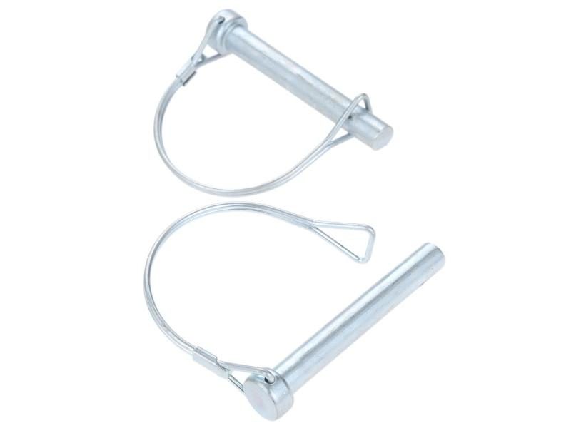 5/4/2pcs Coupler Safety Pin D-shape Steel Shaft Locking Ring Split Hitch M6 M8 Carousel 1