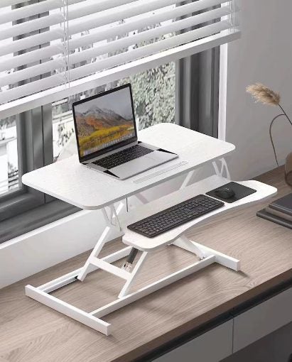 Height Adjustable desk Workspace Riser Sit Stand desk (desktop ) 950x400 mm Carousel 2