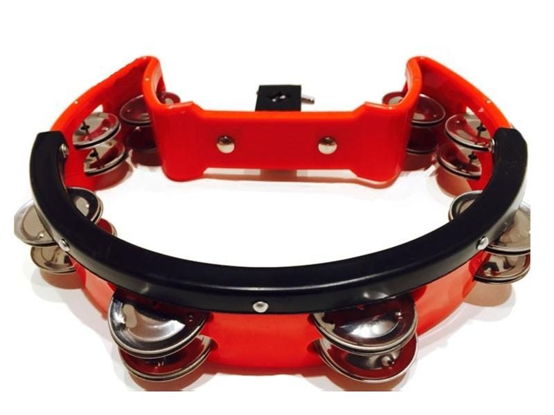 MoonEmbassy Tambourine Jazz Drum Rhythm Tamborine Hi Hat Church Percussion Carousel 1