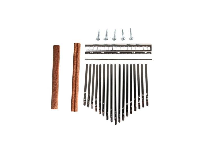 Aluminum Alloy Replacement Keys For 17 Keys Kalimba DIY Keys Bridge Tuning Carousel 1
