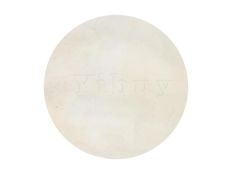 Yibuy 35cm Beige Diameter Goat Skin Head Goatskin Round For Bongo Shaman Drums Carousel 2