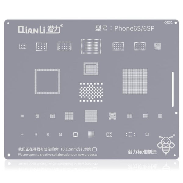 Qianli Qs02 Bumblebee Stencils Bga Reballing Planting Tin Plate For Iphone 6s... Carousel 1