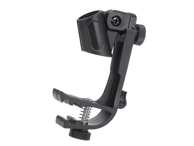 High Quality 1pc Drum Clamp Clip On Drum Rim Microphone Mic Mount Holder Carousel 1