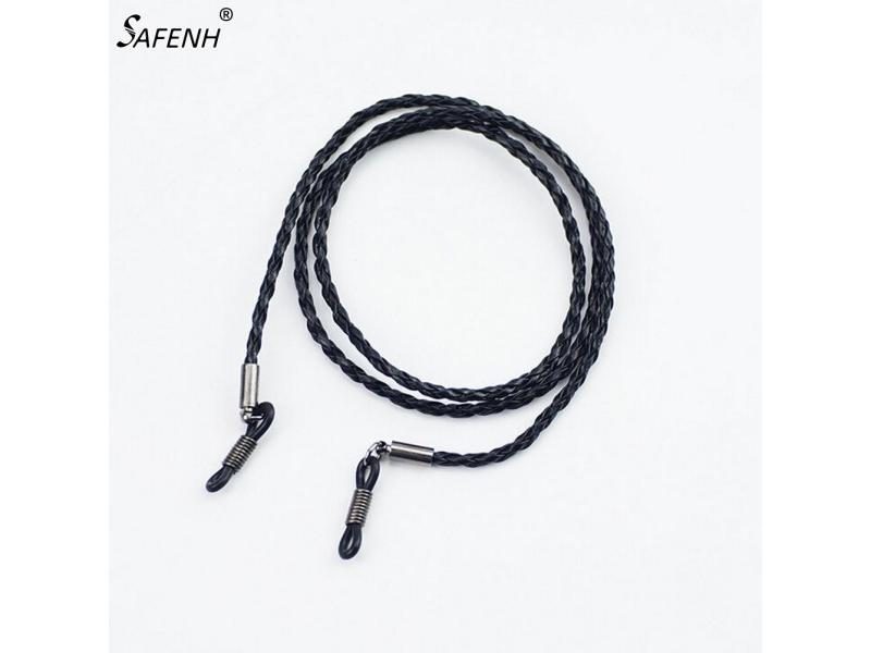 1Pc 4Colors New Leather Eyeglass Cord Adjustable End Holder Carousel 2