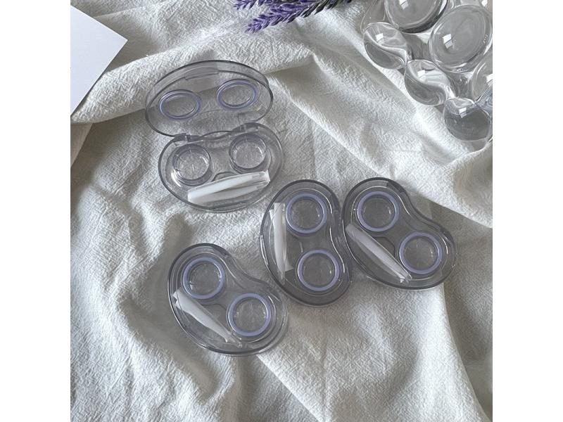 Travel Contact Lens Case Portable Transparent And Minimalist Integrated Contact Carousel 1