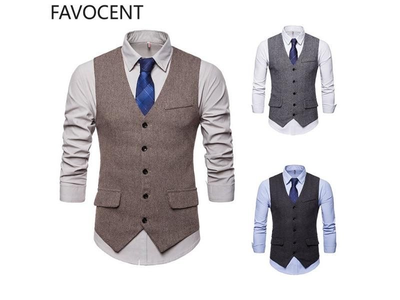Men's Suit Vests Waistcoat Carousel 1