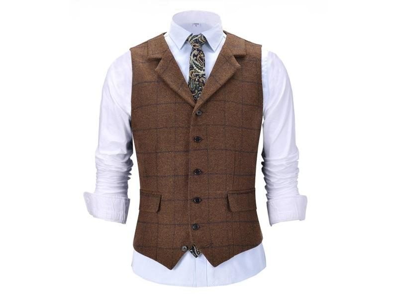 Men's Suit Vests Waistcoat Carousel 1