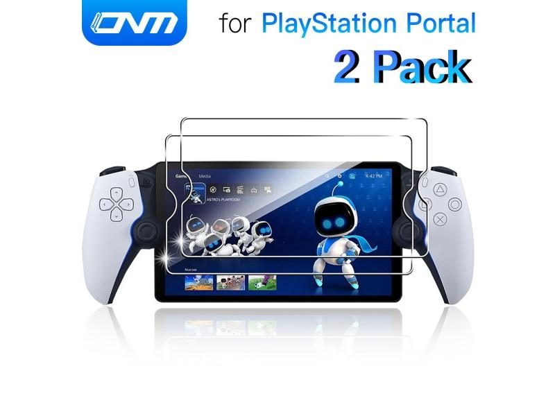 2 Pack Screen Protector For Sony PlayStation Portal HD High Aluminum Tempered Carousel 1