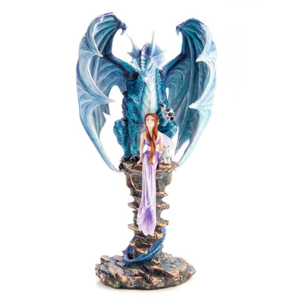 Blue Fairy Keeper Dragon Figurine Carousel 1