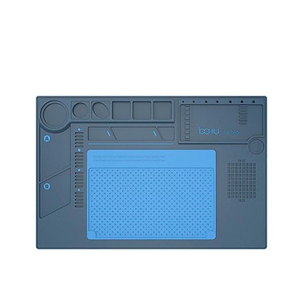Baku Ba 695 2 In 1 Tpr And Silicone Computer Phone Repair Desk Mat Heat Resis... Carousel 1