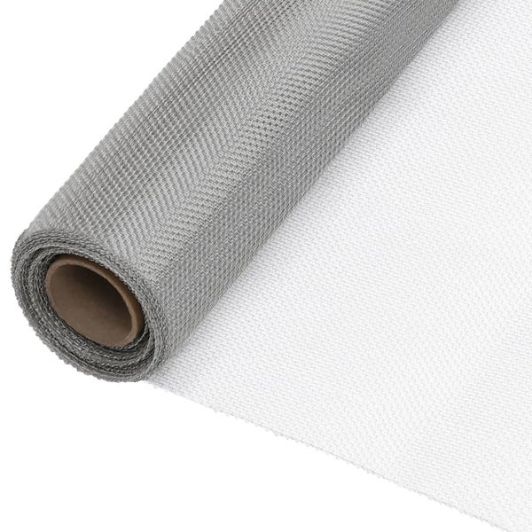 Mesh Screen Stainless Steel 80X500 Cm Silver Opbnkx Carousel 1