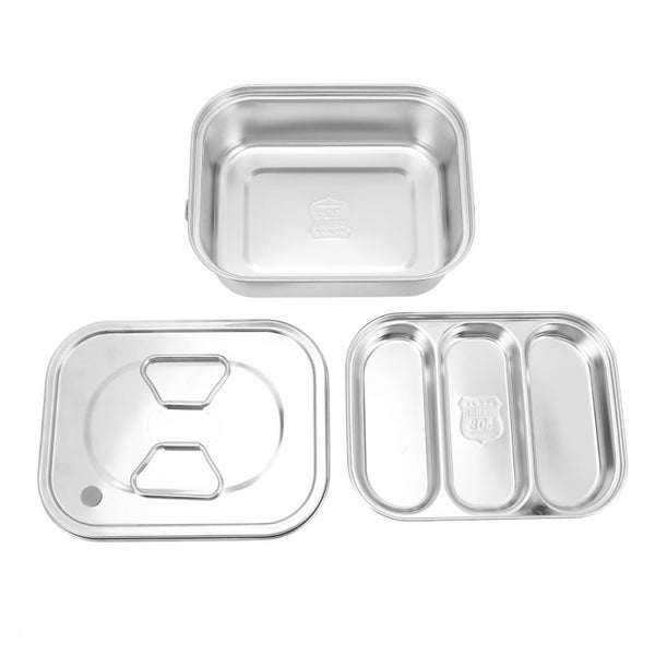 stainless steel lunch container metal lunchbox lunch container adult lunch box Carousel 8