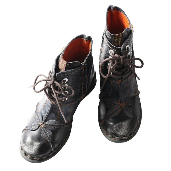 Washed Leather Oxford Womens Shoes Carousel 1