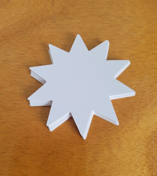 Starburst sale cards 120x130mm 17pcs star burst sign FREE SHIPPING on 5 items Carousel 2