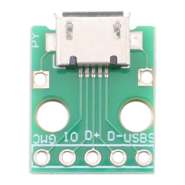 10 Pcs Micro Usb To 5pin 2.54mm Female Connector Test Board Carousel 1