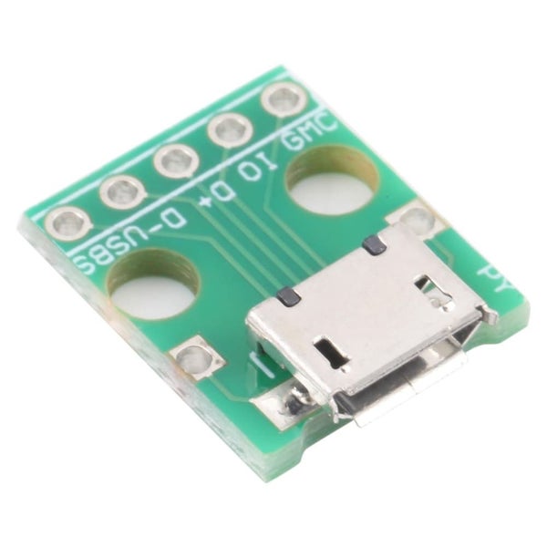 10 Pcs Micro Usb To 5pin 2.54mm Female Connector Test Board Carousel 2