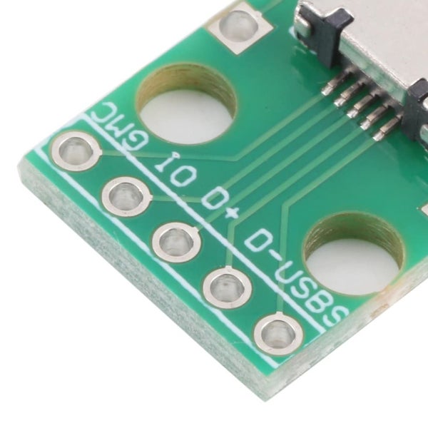 10 Pcs Micro Usb To 5pin 2.54mm Female Connector Test Board Carousel 4