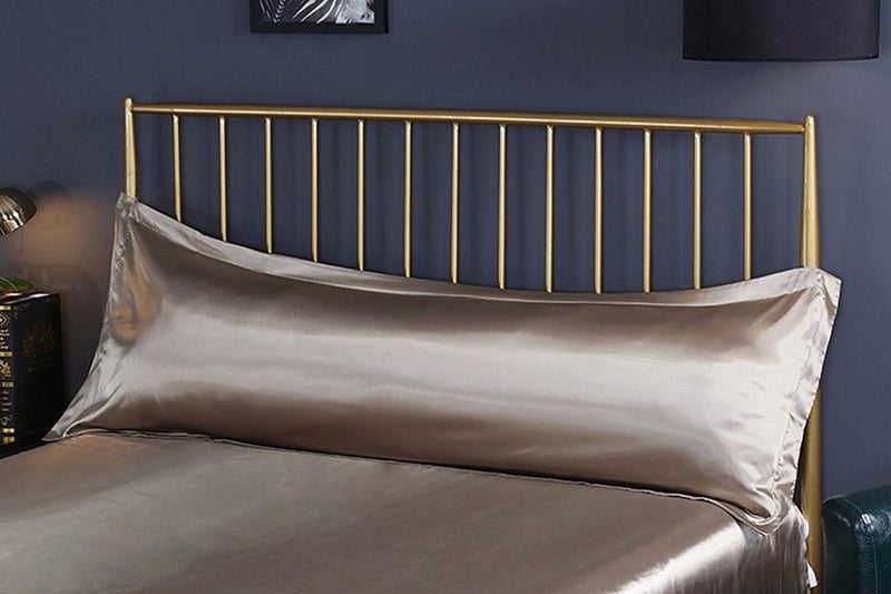 2Pcs Bedsure Satin Cooling And Silky Long Double Pillow Cover With Envelope Clos Carousel 2