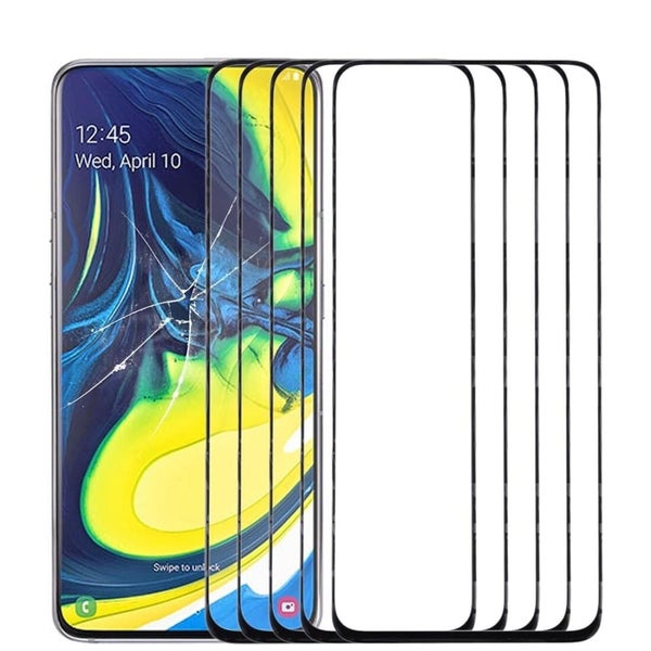 10pcs Front Screen Outer Glass Lens For Samsung Galaxy A90/a80 Carousel 2