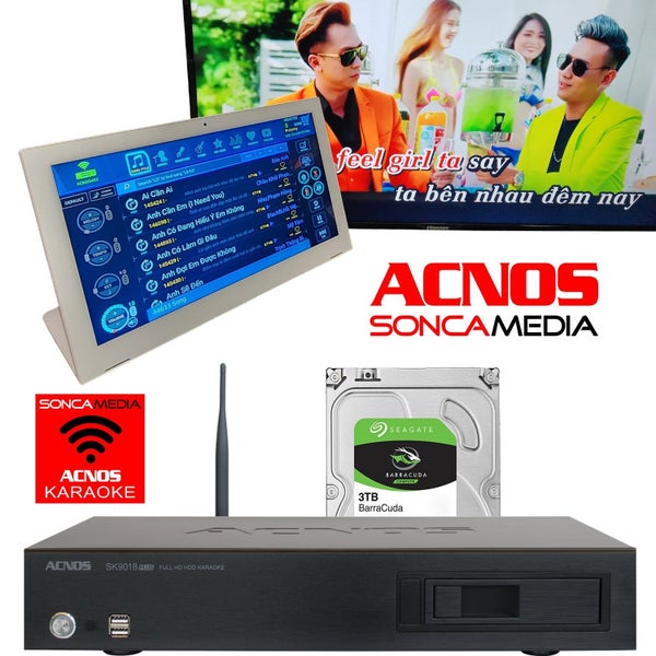 ACNOS SK9018PLUS Vietnamese Karaoke 3TB Hard Drive System (60,000 Songs) (WIF... Carousel 7