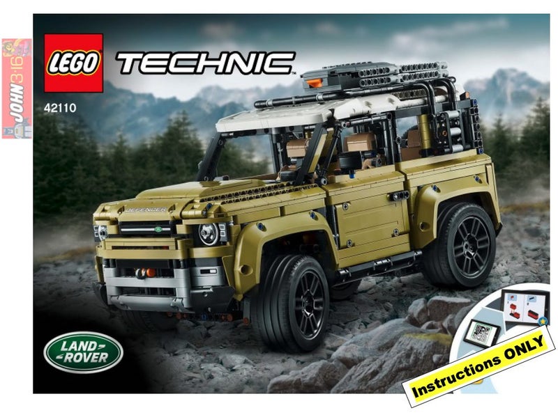 ** LEGO INSTRUCTIONS ** FOR TECHNIC SET 42110 LAND ROVER DEFENDER - 495 PAGES! Carousel 1