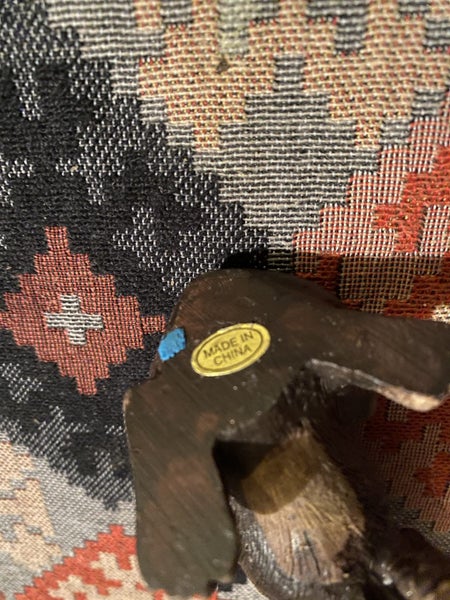 Dog figurine RESIN. Upright sitting Dog Carousel 6