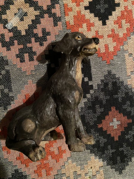 Dog figurine RESIN. Upright sitting Dog Carousel 2