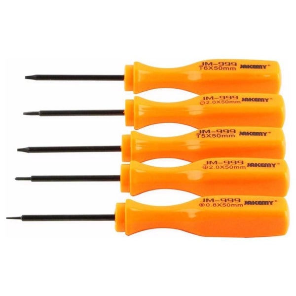 Jakemy Jm 999 5 In 1 Precision Screwdriver Set Carbon Steel Repair Opening To... Carousel 1