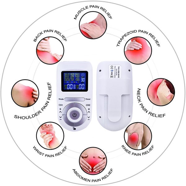 Electric Body Pulse Massager Digital Therapy Machine EMS Muscle Stimulator Carousel 2