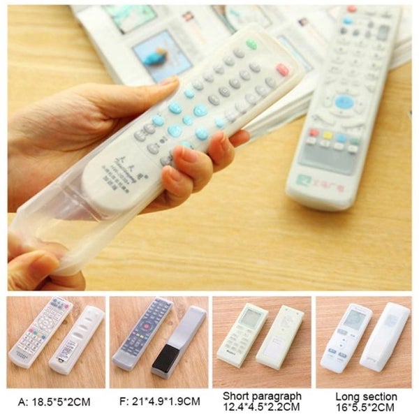 5 Pcs Remote Control Silicone Protective Cover Size 18.5 5 2cm Carousel 6