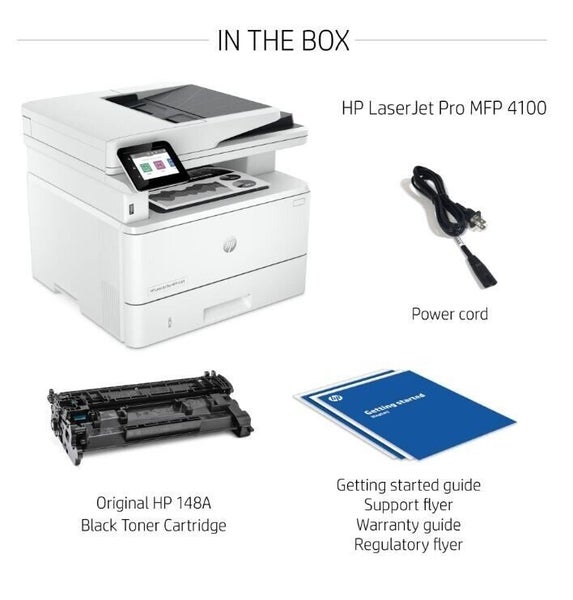 HP LaserJet Pro MFP 4101FDN 2Z618F Multifunction Scanner Copier Fax Printer M... Carousel 3
