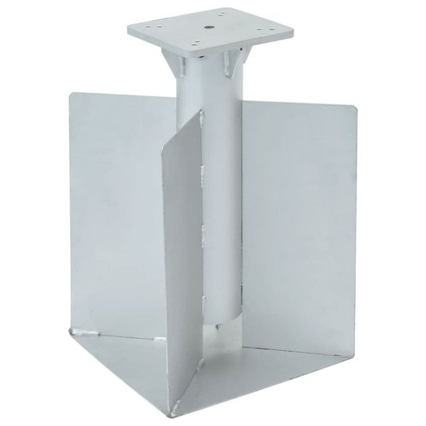 In-ground Parasol Base Silver 27.5x27.5x45 Cm Steel Abbttln Carousel 1